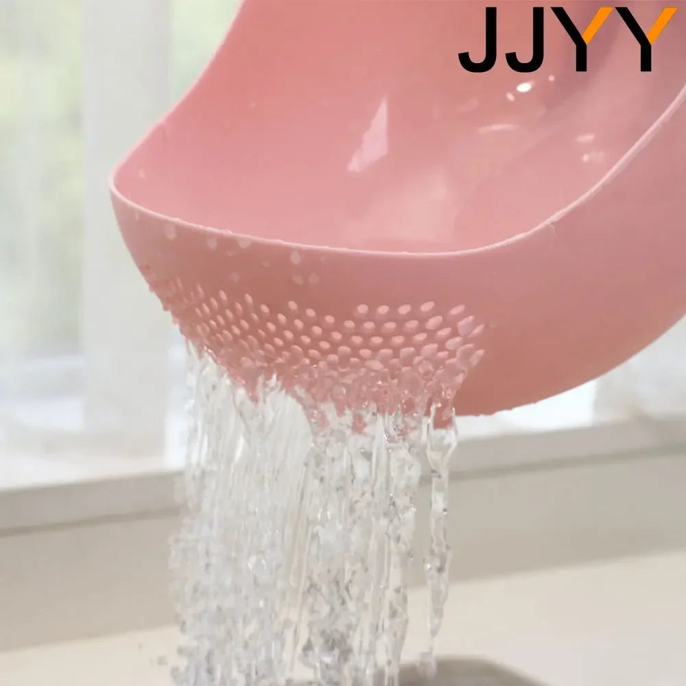 Sink Drainer Plastic Colander Handle Rice Strainer Bowl