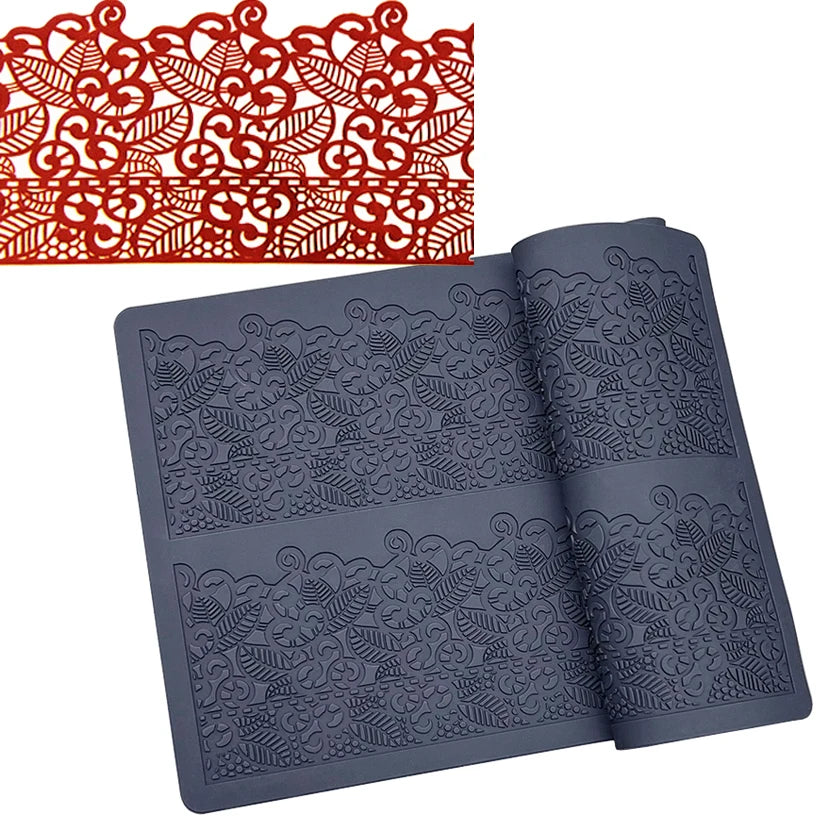 Silicone Mat To Create Sugar Lace Fondant Cake