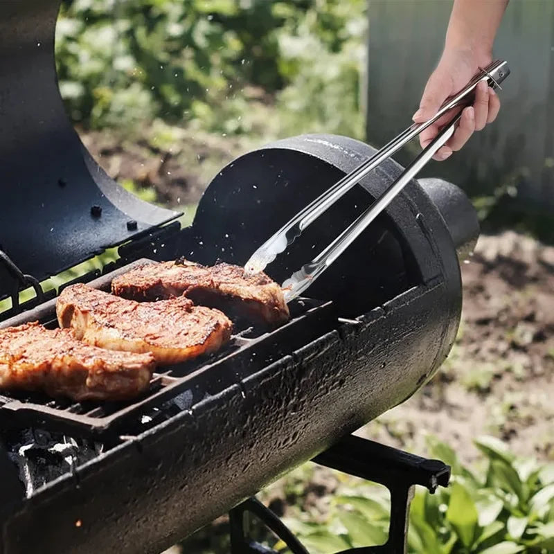 Stainless Steel Food Tongs Food Grade Meat Steak