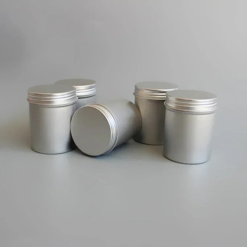 12/24/48/96pcs 80ml Aluminum Tin Candle Jars Empty Cosmetic