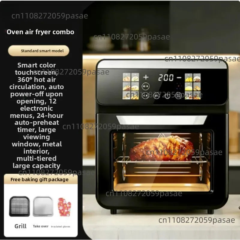 Large-Capacity Touchscreen Smart Multi-Function Air Fryer Oven