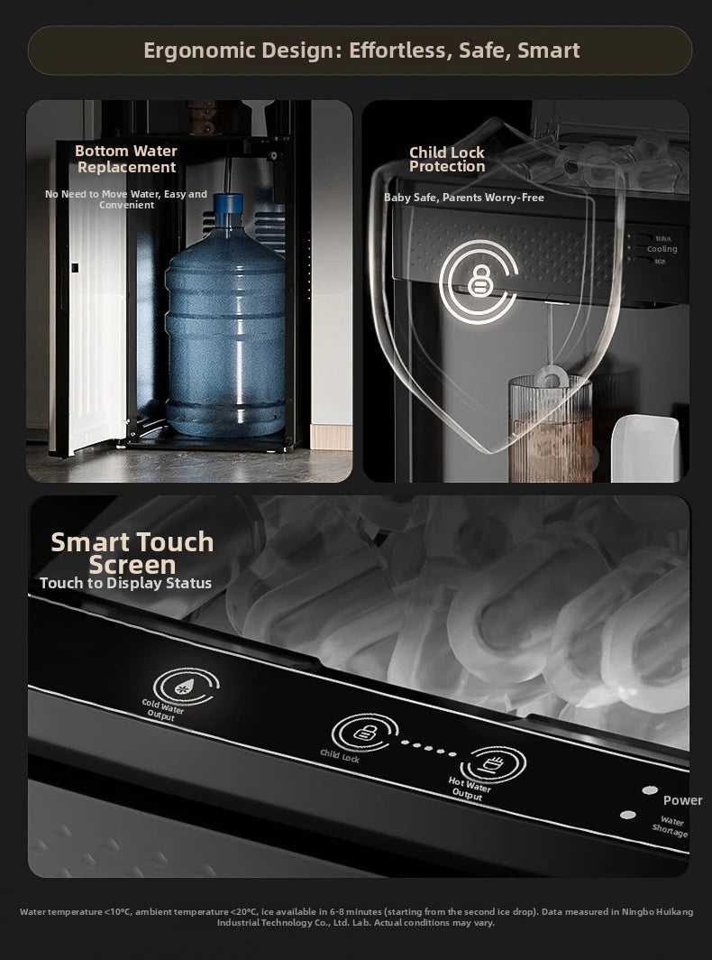 Ice Maker & Water Dispenser Combo Countertop Ice
