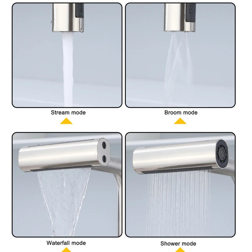 Fly Rain Touch Faucets 304 Stainless Steel Cold