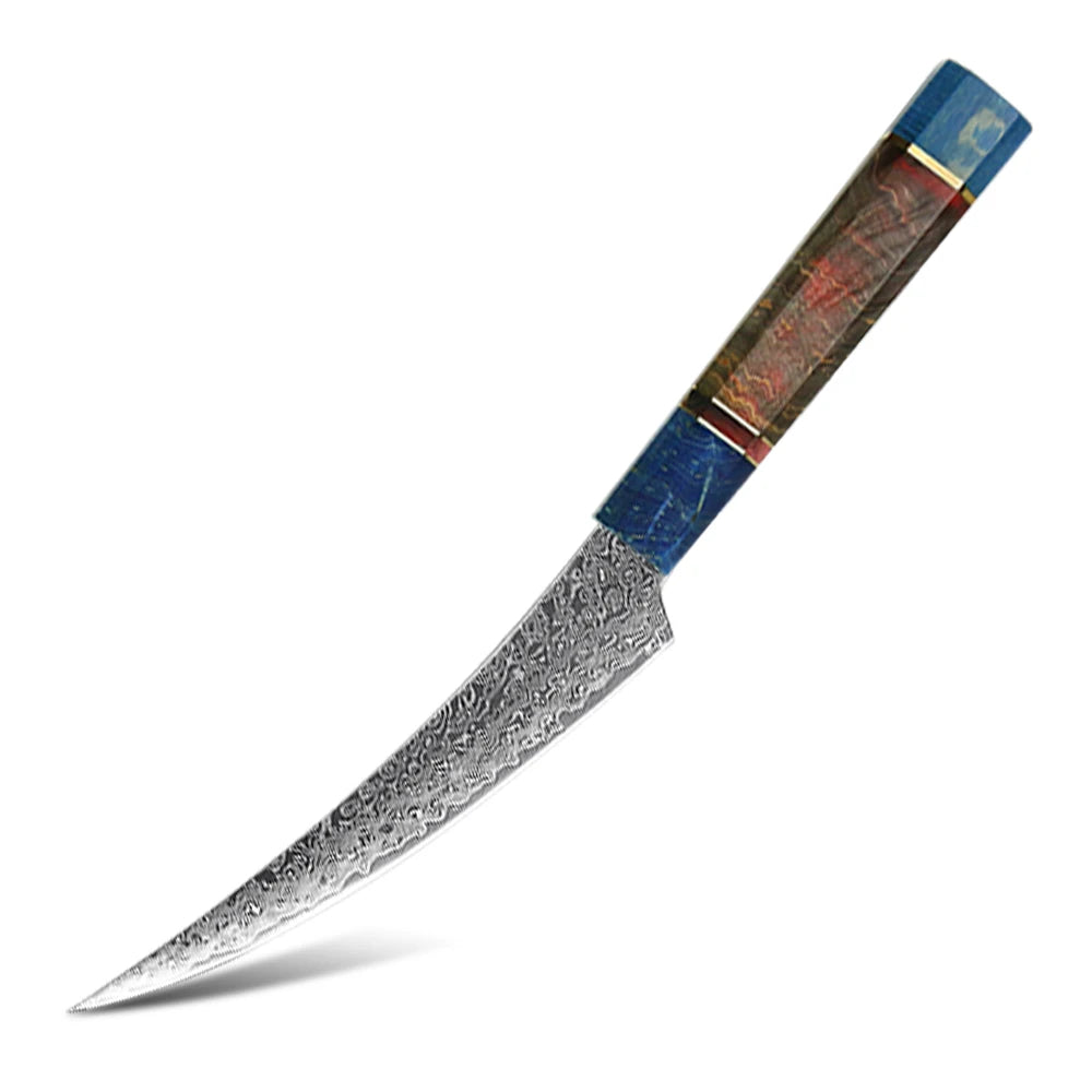 Amber Knife Vg10 Damascus Steel Chef Knife Professional