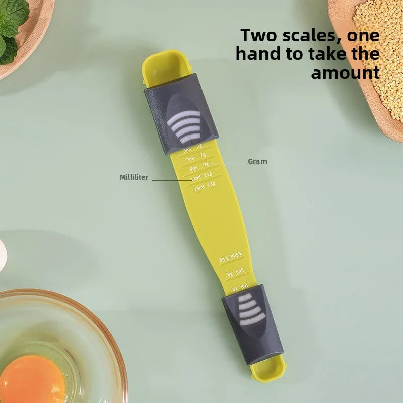 Adjustable Measuring Spoon Scale Gram-Controlled Salt Milk Powder