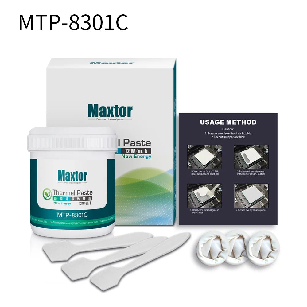 12w/Mk Maxtor Thermal Paste Grease Amd Intel Processor