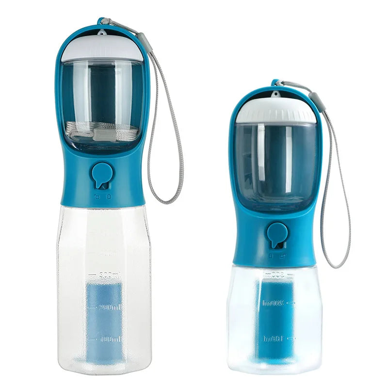 In Dog Water Bottle Poop Bag Dispenser Pet