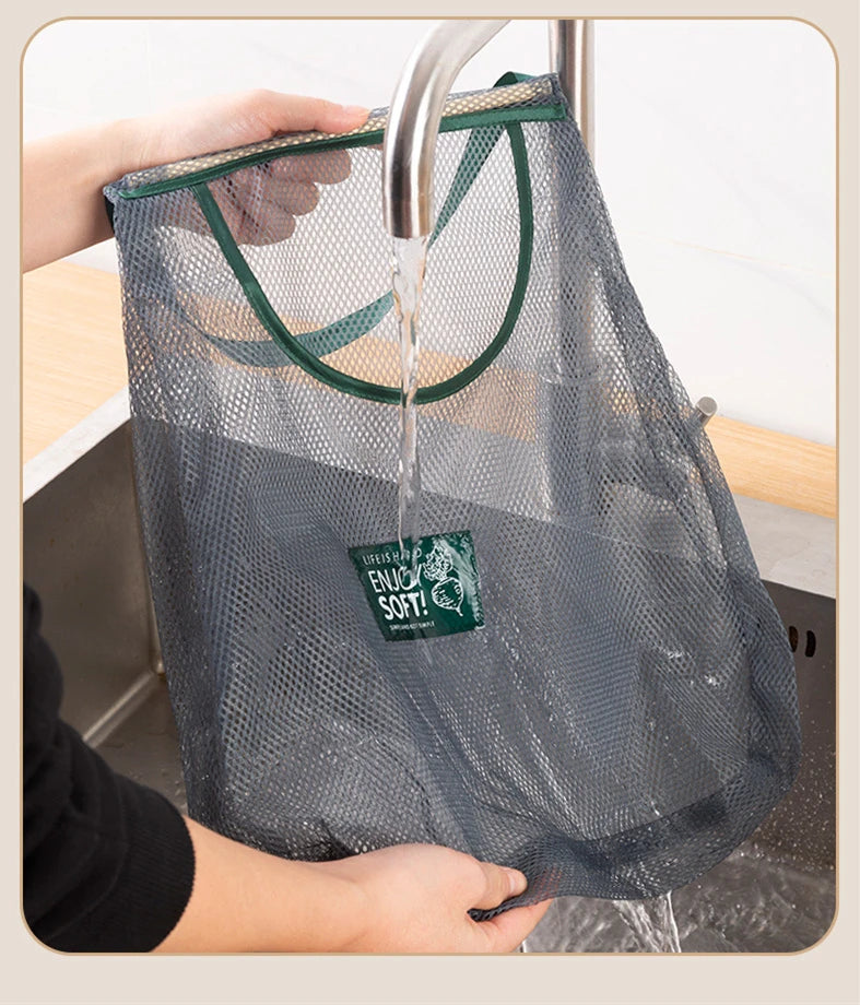Reusable Storage Bags Hanging Mesh Bag Fruit Vegetable