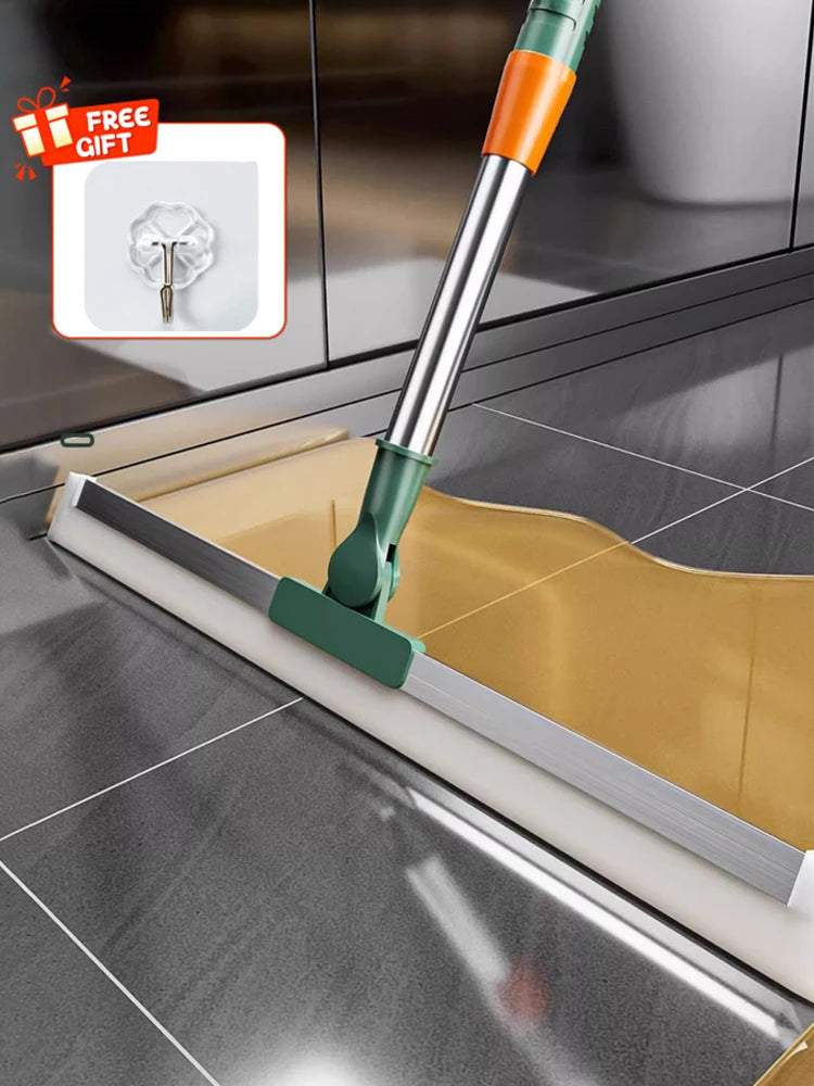Silicone Scraper Broom Magic Wiper Floor Toilet Bathroom