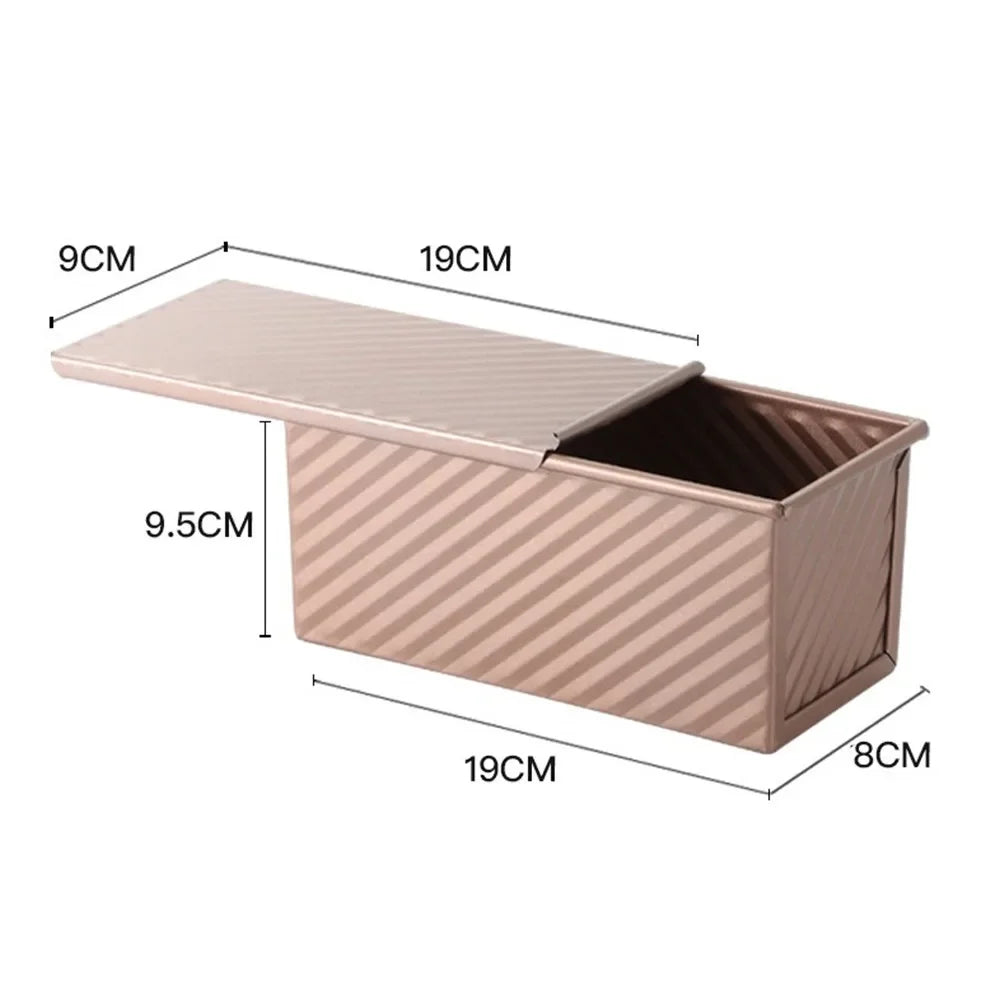 Carbon Steel Loaf Pan Rectangle Shape Cover Bread