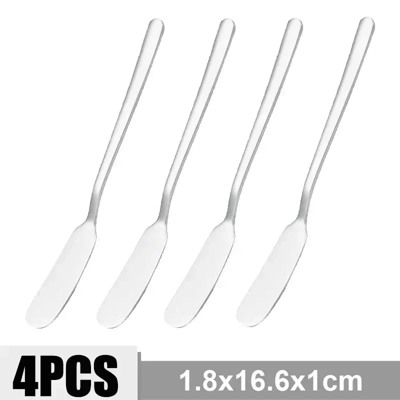 4/1pcs Butter Knifes Stainless Steel Cheese Cutter Knifes