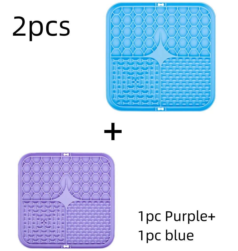 Pet Lick Silicone Mat Pet Slow Food Plate
