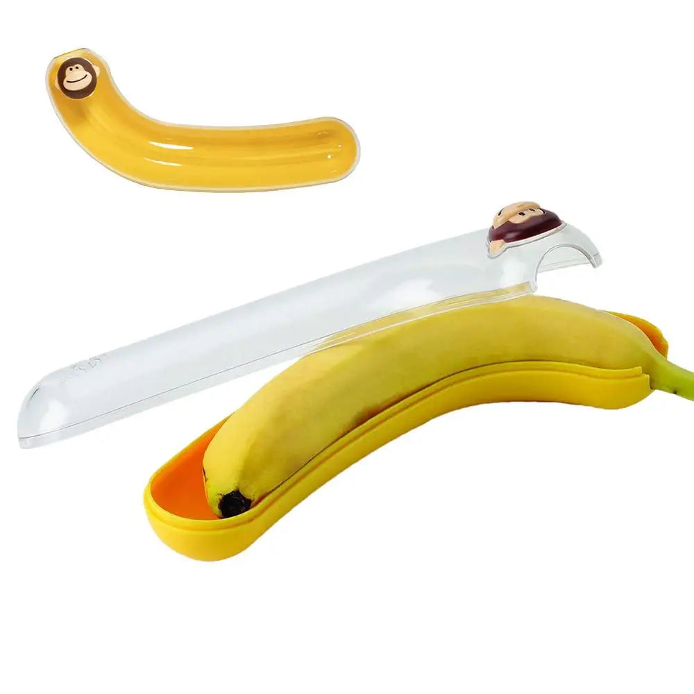 Banana Saver Case Reusable Anti-Squeezing Banana Shaped Food