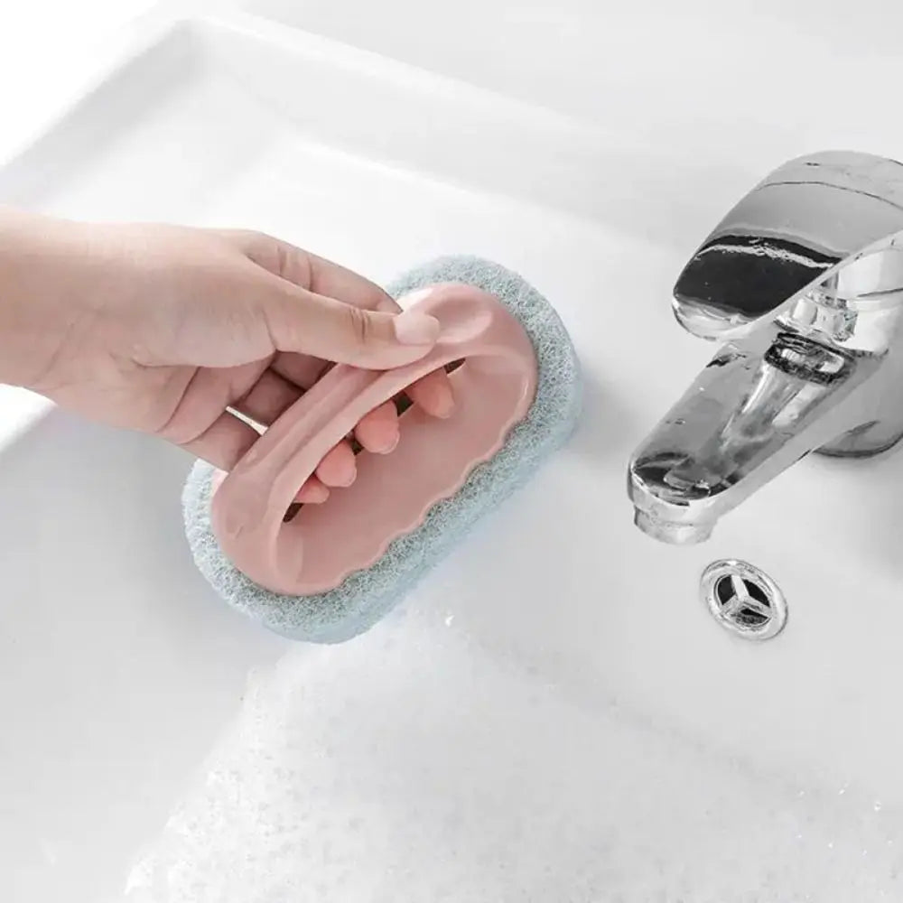 Sponge Bathroom Brush Sponge Bottom Bath Cleaning Brush