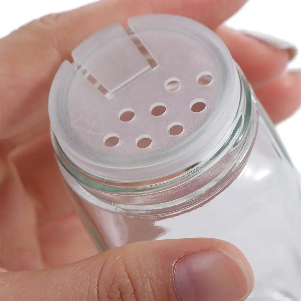 120ml Glass Spice Jars 4oz Square Spice Bottles