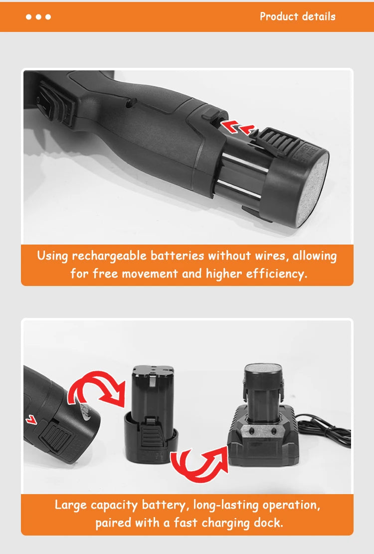 Battery Kebab Slicer Cordless Shawarma Doner Knife Battery