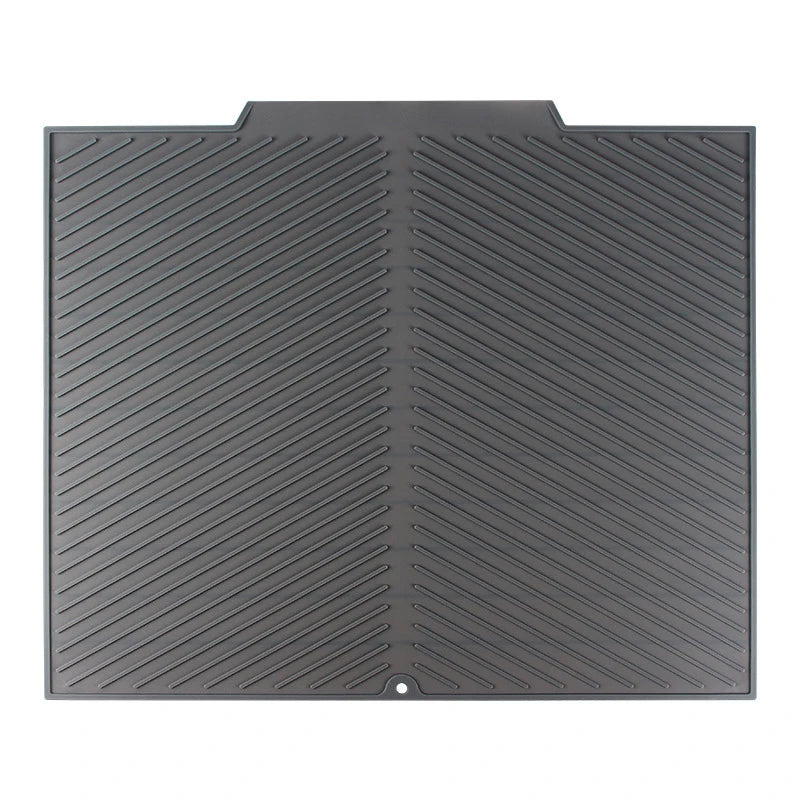 Dish Drying Mat-Silicone Drying Pad Counter Non-Slip Drain
