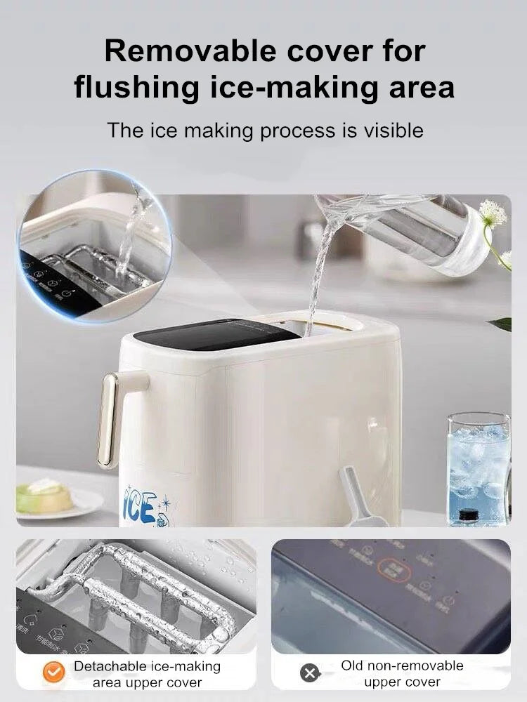 Mini Ice Maker Machine Dorm Student Automatic Ice