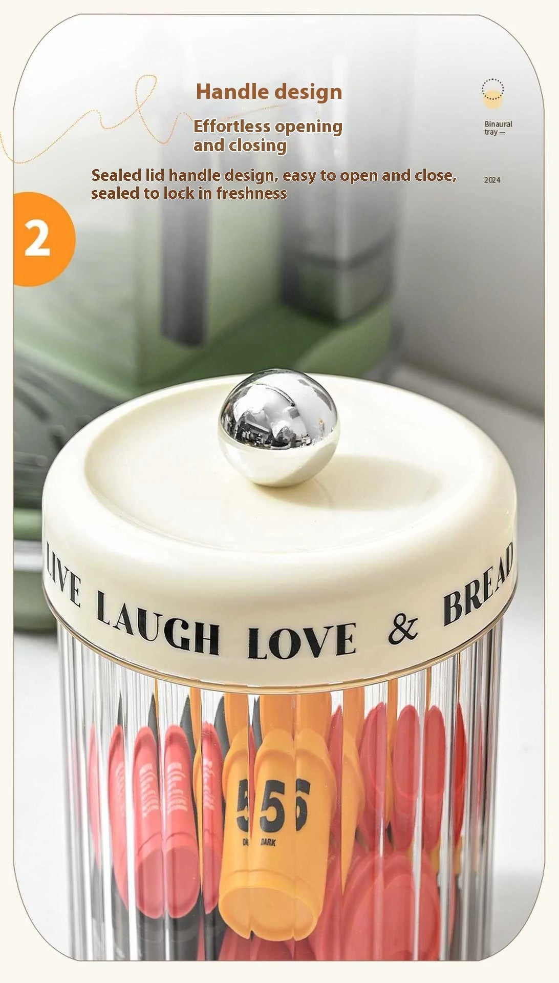 Airtight Food Storage Containers - Bpa-Free Canisters Grains/Dry