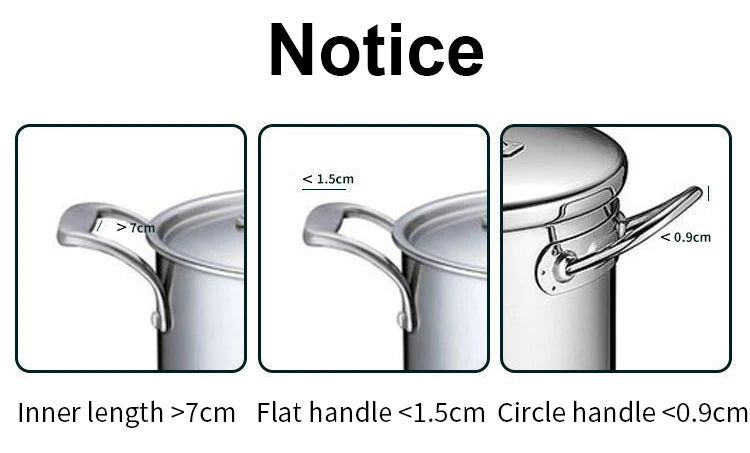 2pcs Silicone Pan Handle Cover Heat Insulation Assist