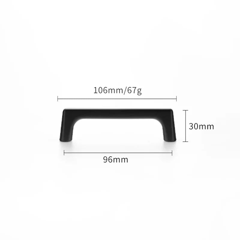 Silver Cabinet Storage Handles 96-320mm Dressers Cupboard Closet