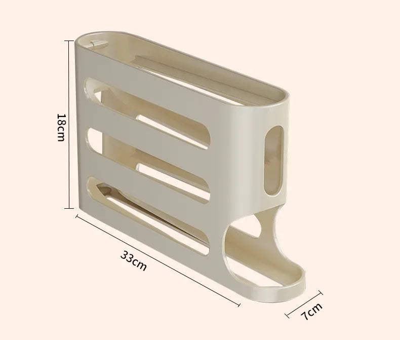 Layers Automatic Rolling Egg Holder Rack Fridge Egg
