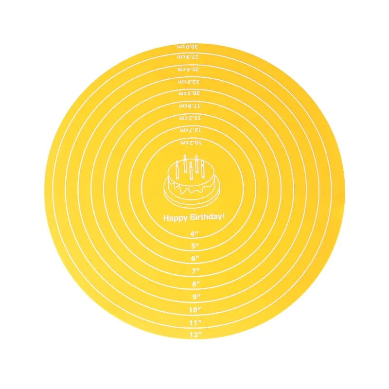 Silicone Cake Mat 12 Inch Round Silicone Mat