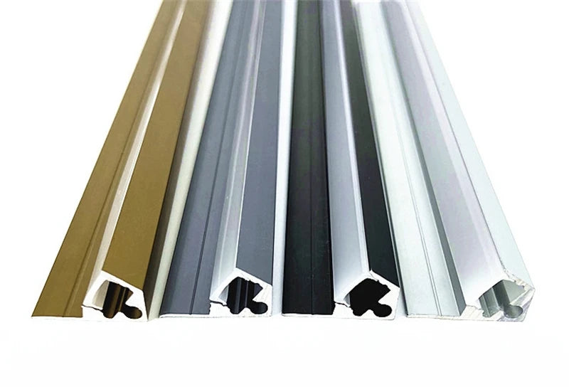 Ultra-Thin Led Cabinet Shelf Edge Aluminum Profile 45