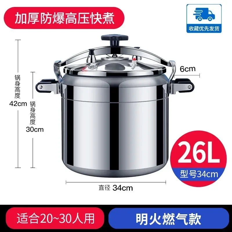 50l Commercial Pressure Cooker Thickened Large Capacity Gas