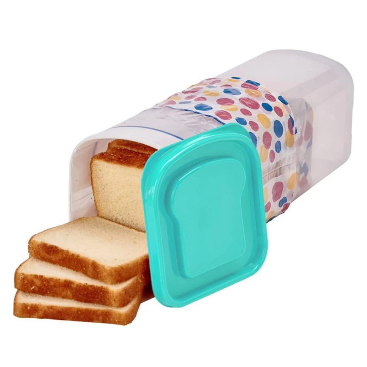 Empty Airtight Bread Box Cabinet Plastic Food Storage