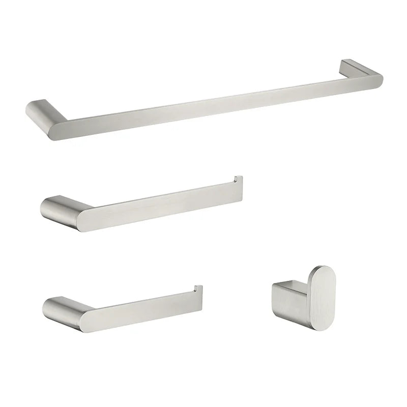 Brushed Towel Ring Holder Bar Rack Brush/Paper Holder