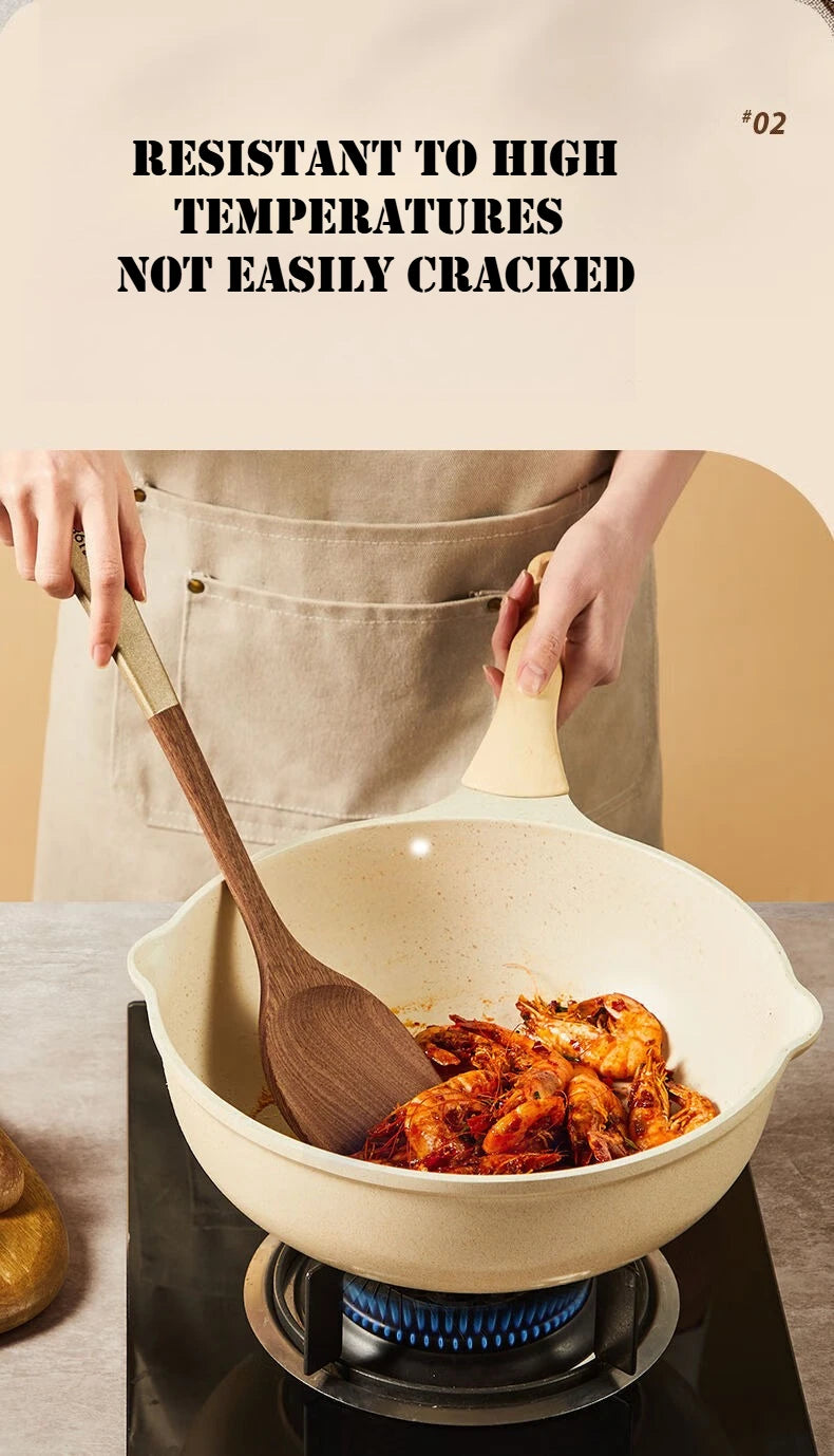 Cooker King Ebony Wood Cooking Non-Stick Pan Spatula
