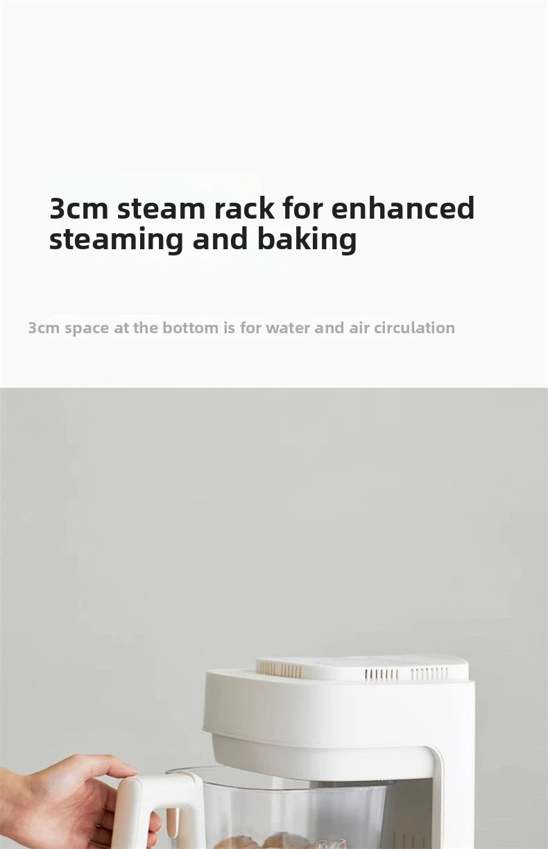 Air Fryer See-Through Glass Basket Small Non-Stick No