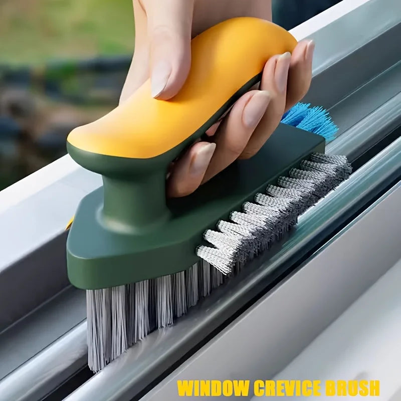 In Brush Squeegee Gap Groove Cleaning Glass Scraper
