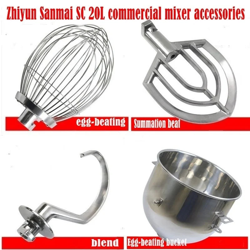 20l Commercial Mixer Beater Cook Machine Whisk Egg