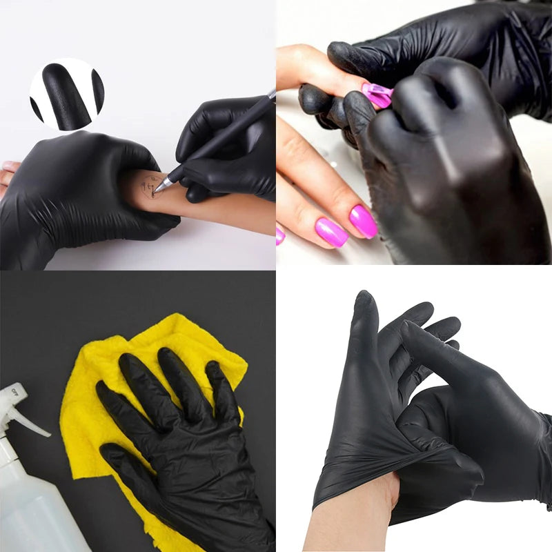 50/100/200/400/1000 Disposable Nitrile Gloves Used Food Cooking
