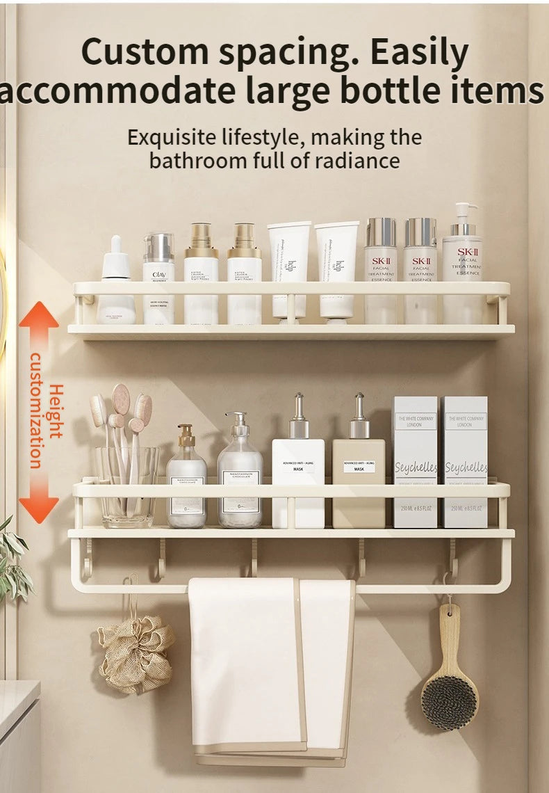 Yellow White Corner Shelf Bathroom Rack Shelf Organiser