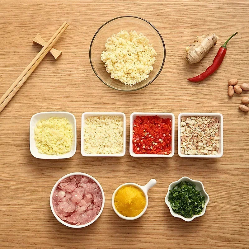 Garlic Press Multi-Function Garlic Grinding Chopper Food