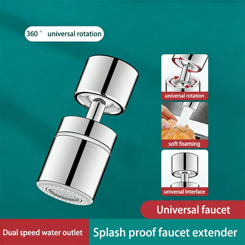 Faucet Extender Anti-Splash Water Sink Universal Joint