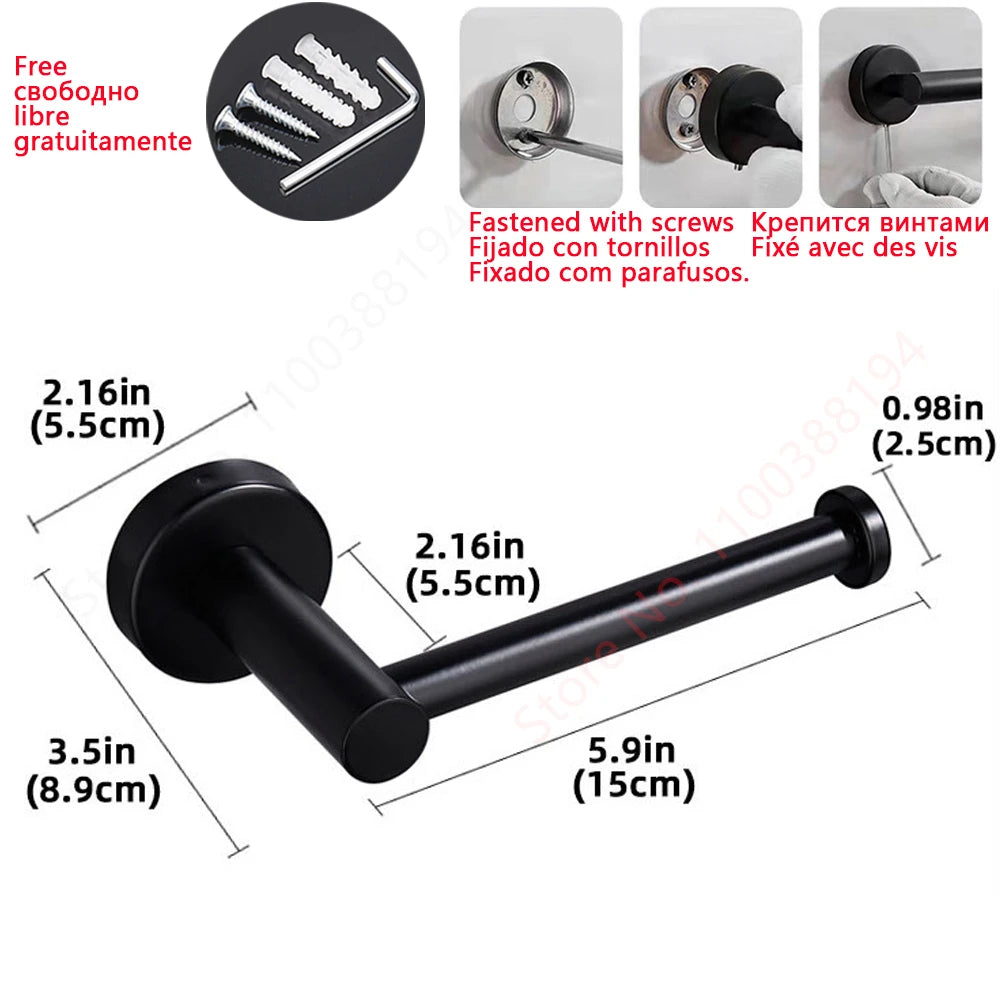 Hanging Paper Roll Towel Holder Bathroom Toilet Storage