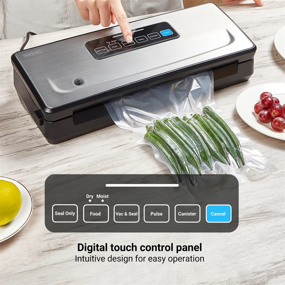 Inkbird Ink-Vs02 Vacuum Sealer Packaging Machine Food Storage