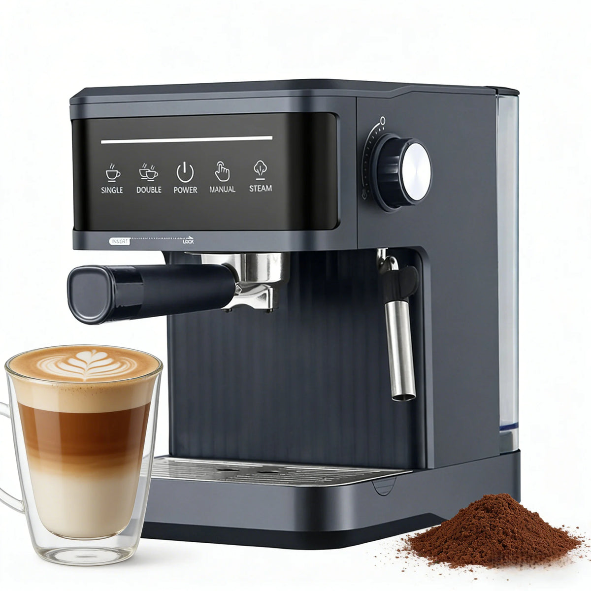 20 Bar Espresso Machine Smart Touchscreen 360 Steam