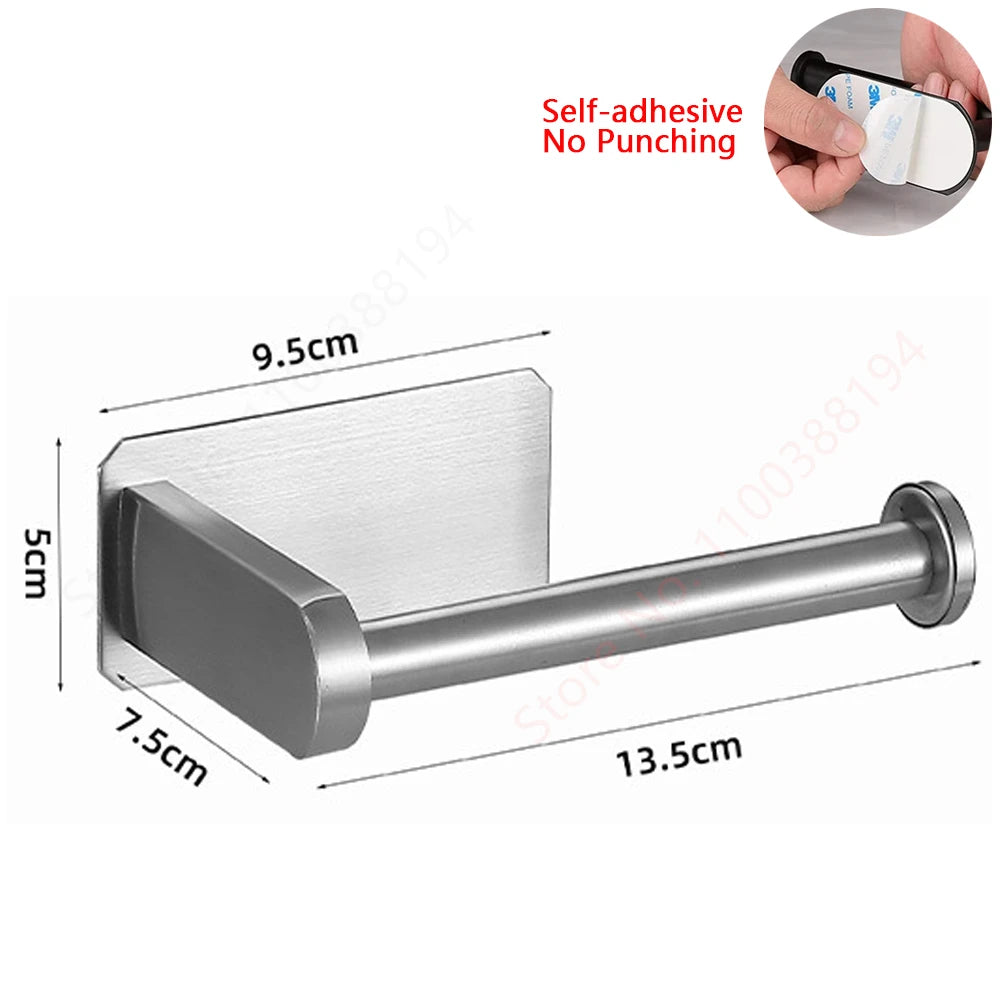 Hanging Paper Roll Towel Holder Bathroom Toilet Storage