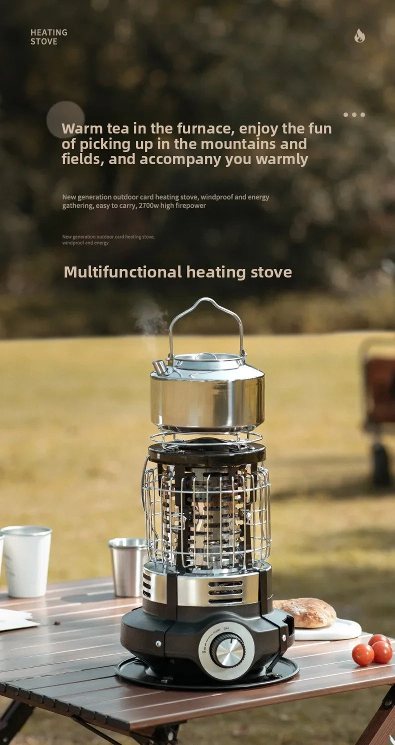 Outdoor Winter Heating Stove Gas Burner 1500w Camping