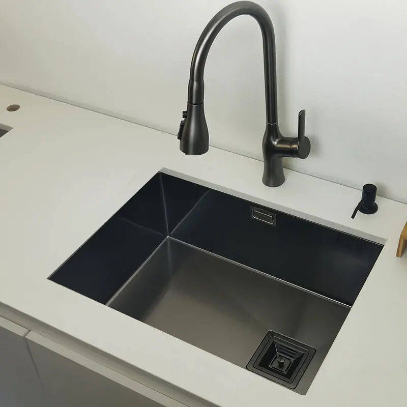 Nano Black Sink Above Counter Or Undermount Sinks
