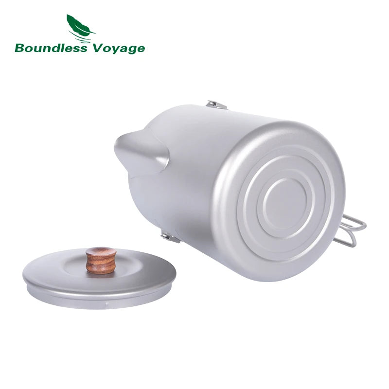Boundless Voyage 5l Titanium Kettle Camping Coffee 500ml