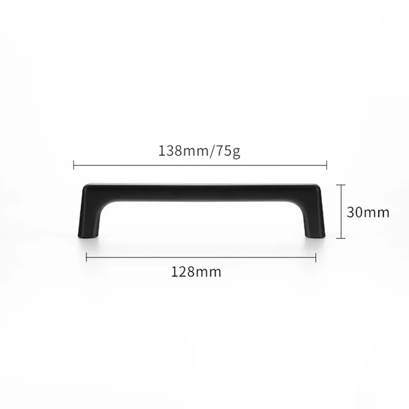 Silver Cabinet Storage Handles 96-320mm Dressers Cupboard Closet