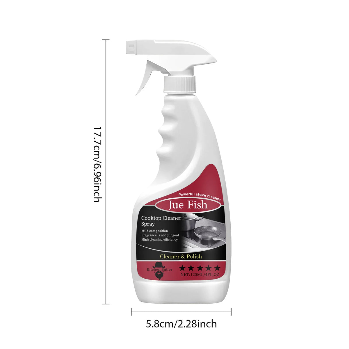Heavy Grease Grime Cleaner Pot Pan Black Scale