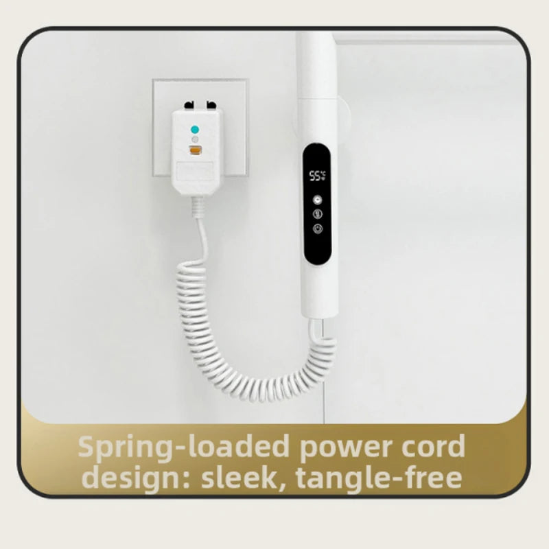 Electric Heated Towel Rack Rotating Bathroom Wall Mounted