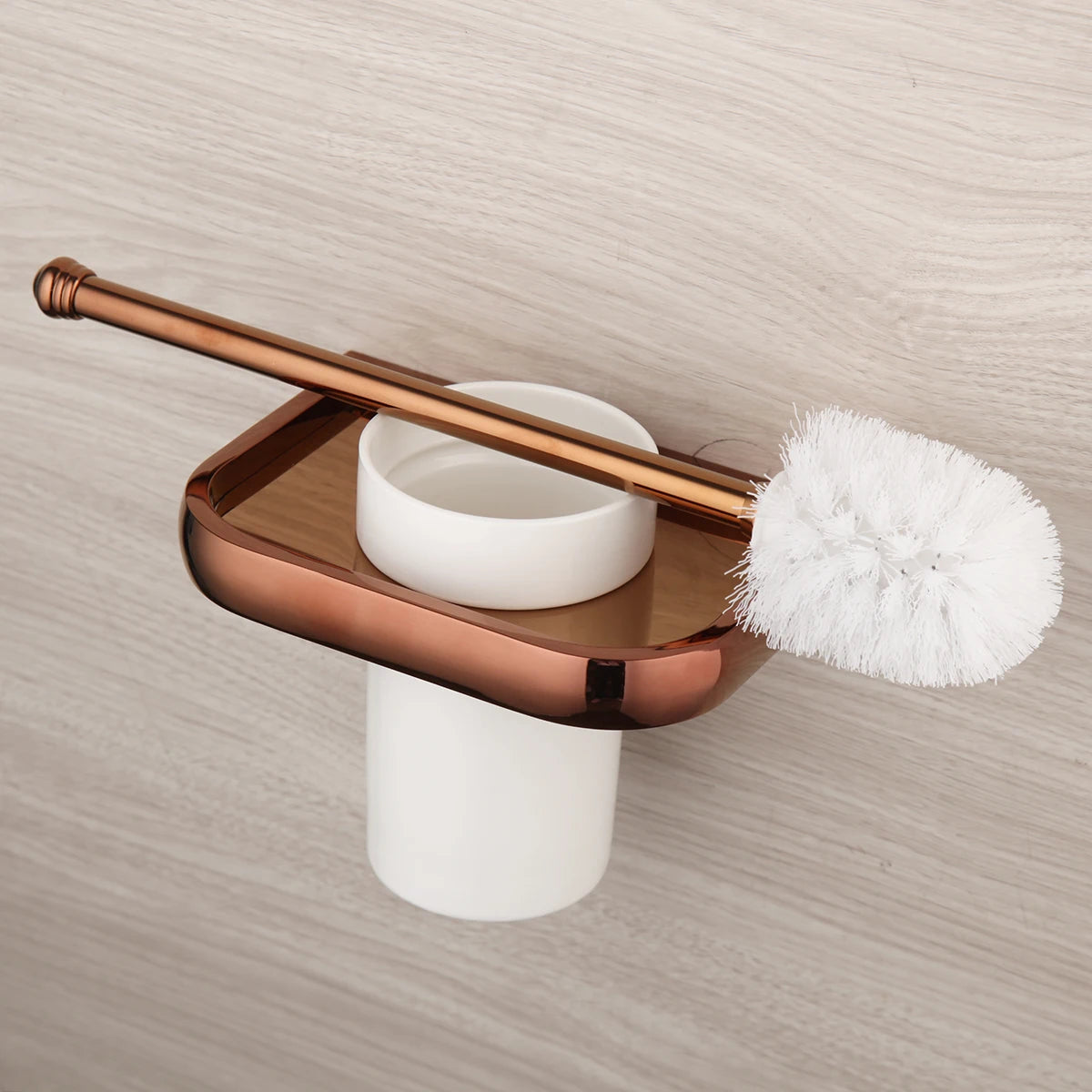 Monite Luxury Rose Golden Bathroom Solid Brass Toilet